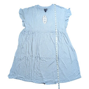 Scoop women's flutter dress size 12-14 LG Blue summer outfit